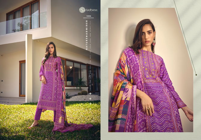 Inaayat By Sadhana Heavy Muslin Printed Dress Material Wholesale Clothing Distributors In India